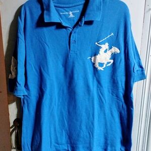 Beverly Hills Polo Club Blue Polo Shirt
